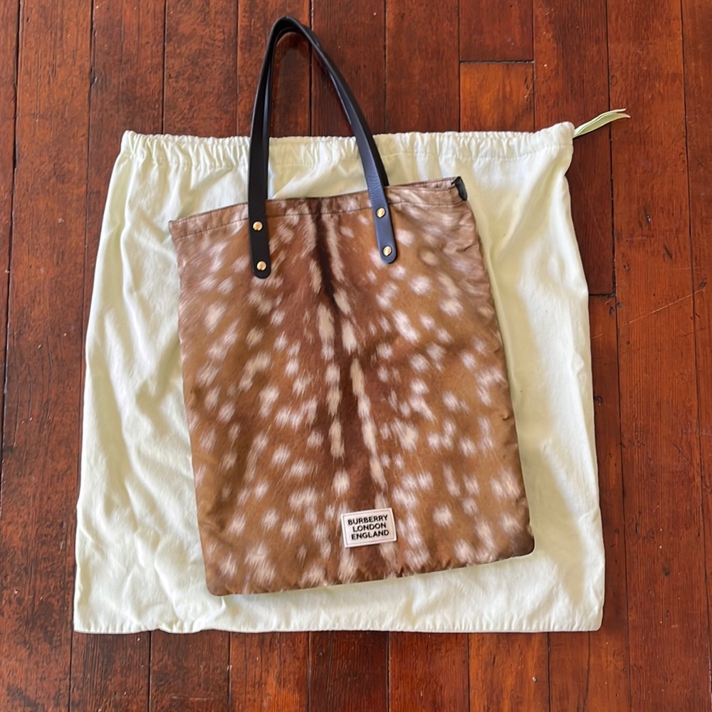 Burberry Nylon Tote Bag